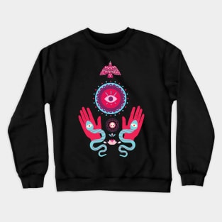 Symbols folk art Crewneck Sweatshirt